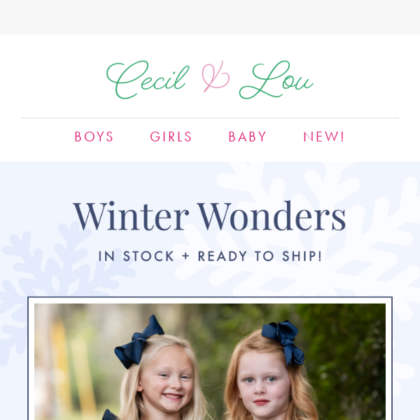 💙 Darling Winter Styles! In Stock!