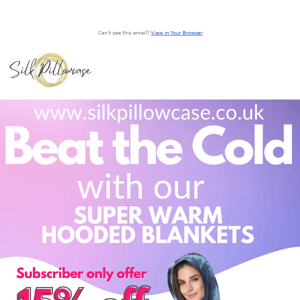 15% Off Super Warm Hooded Blankets ♨️