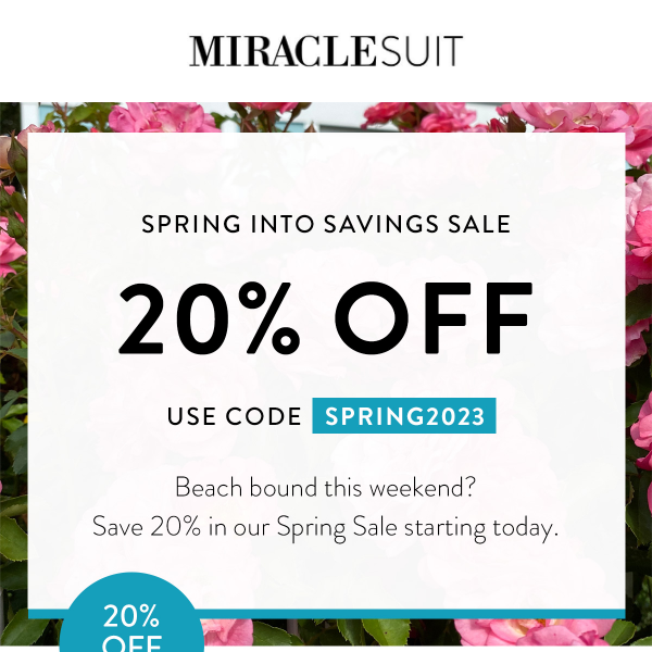 🌸 Our Spring Sale is officially ON
