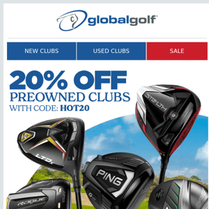 20% Off PreOwned Clubs from TaylorMade, XXIO, Cobra & More