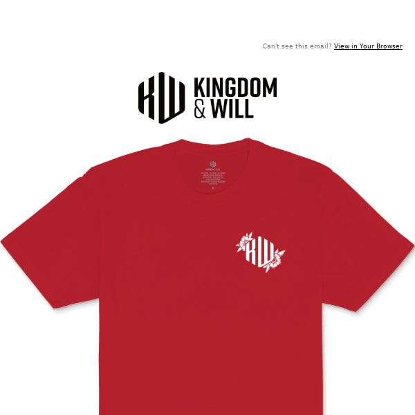 💣 New Drop | Philippians 4:13 (Red & White)