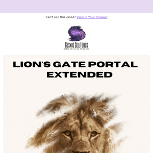 🦁 Lions Gate Extended!