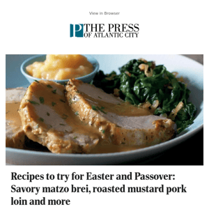 Recipes to try for Easter and Passover: Savory matzo brei, roasted mustard pork loin and more