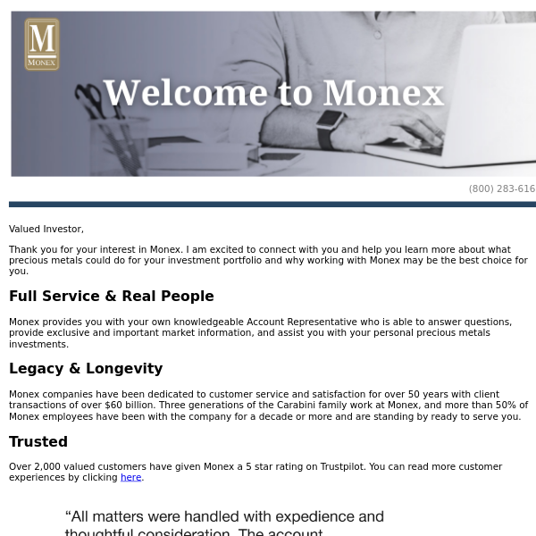 Why Choose Monex