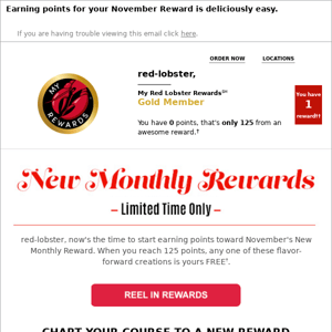This just in – NEW Crave Worthy Rewards are Here!