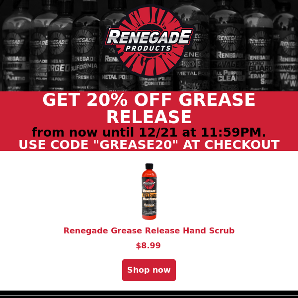 NEW PRODUCT- EZ Red Sprayable Metal Polish - Renegade Products Usa