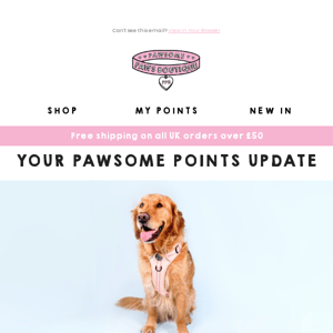 Pawsome Points Monthly Update 🐾💖