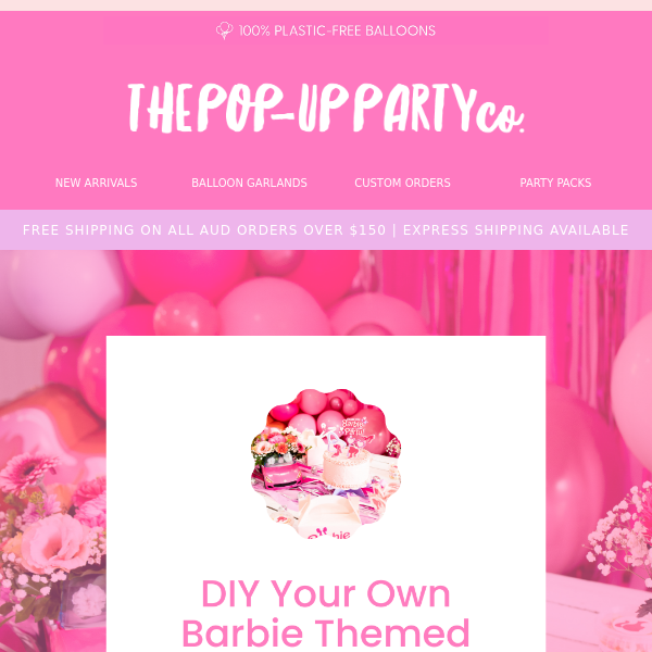 Party Inspiration: THINK 🎀💗👛 The Popup Co