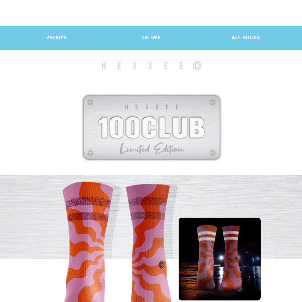 The 100 Club - Limited Edition Socks 💥