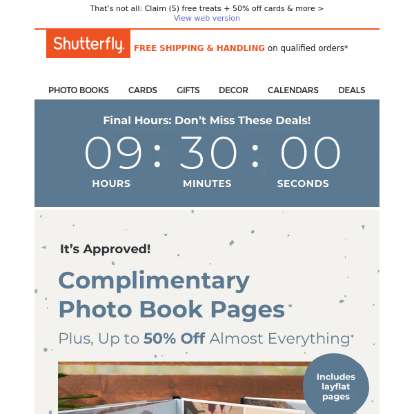 FINAL HOURS: Get unlimited FREE photo book pages before this offer ends