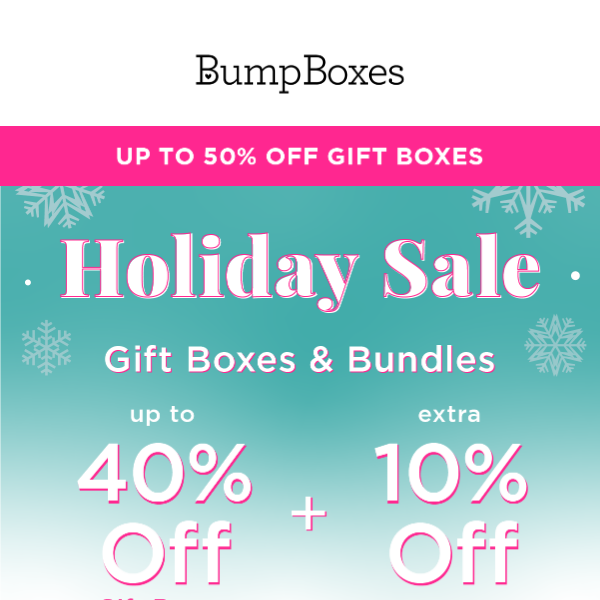 Holiday GIFT Boxes are 50% OFF