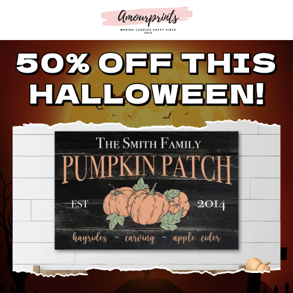 Halloween Savings - 50%OFF🎃