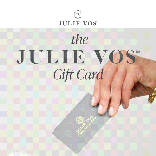 The Julie Vos Gift Card 💌 ✨