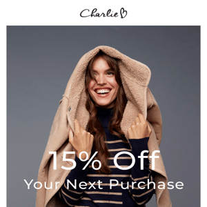 Enjoy 15% off your next purchase