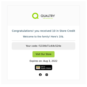 Hello Qualtry - A small Gift From Us