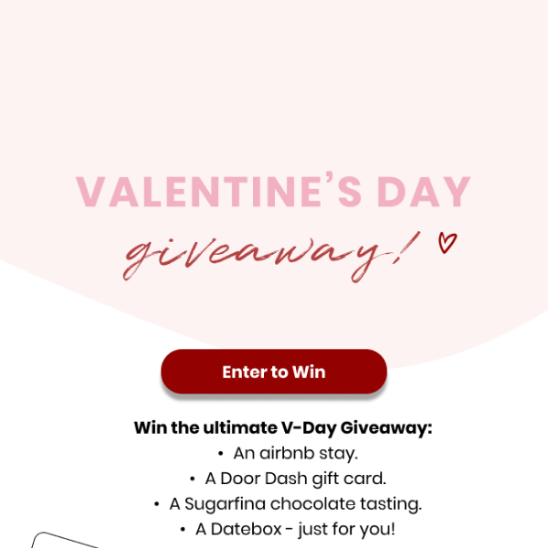 The Ultimate V-Day Staycation Giveaway!