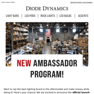 Announcing Our NEW Ambassador Program! 📢