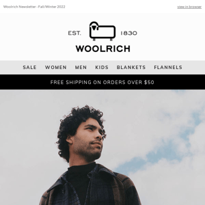 Woolrich with Alex Ordonez, founder of Wish Me Luck