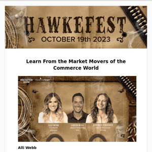 Only 30 Days Left to Saddle Up for Hawkefest!