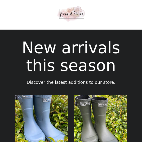 NEW KIDS WELLY GUMBOOTS HAVE ARRIVED....