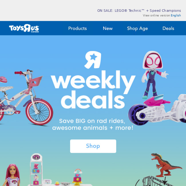 🏆DEALS OF THE WEEK: Bikes, Dolls, Board Games + more!