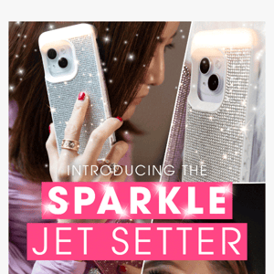 Introducing the RIKI Sparkle Jet Setter: Illuminate Your World On-The-Go! 💖📱