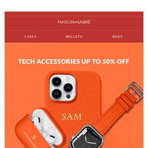 Up to 50% OFF Tech Accessories 🔥