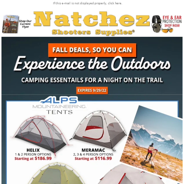 Experience the Outdoors!