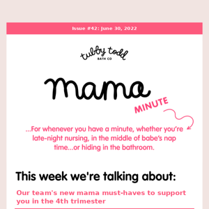 Mama Minute: Issue #42