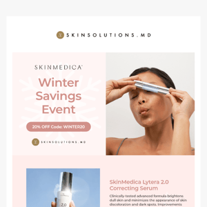 ✨ 20% OFF SkinMedica ✨