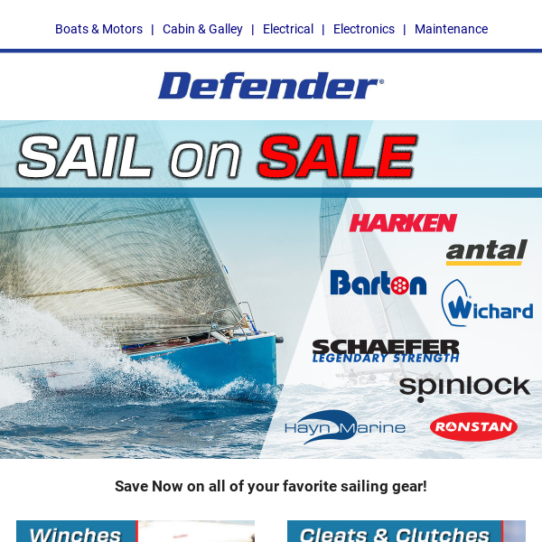 Sail on Sale!