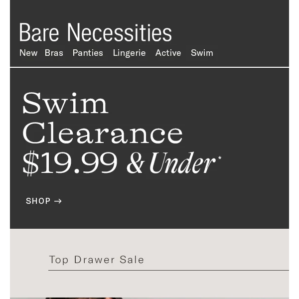 Swim Clearance Sale Is ON! Select Styles $19.99 & Under | This Weekend Only