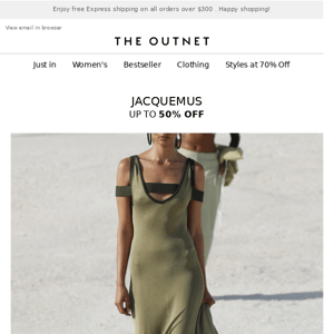 Jacquemus must-haves at up to 50% off