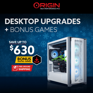 Ending soon: get bonus games with your ORIGIN PC desktop
