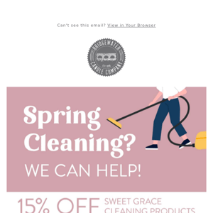 15% off Sweet Grace Cleaning Products! TODAY ONLY!🔥