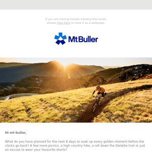 Mt Buller, are you making time for a good time?