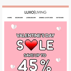 💘 Valentines Day Sale 💘 Up to 45% off ends TONIGHT