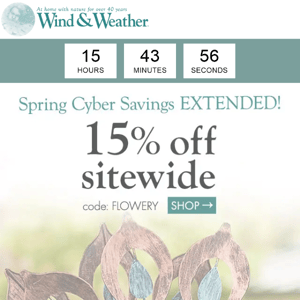 🌷🎉 EXTENDED! One Last Chance to SAVE!