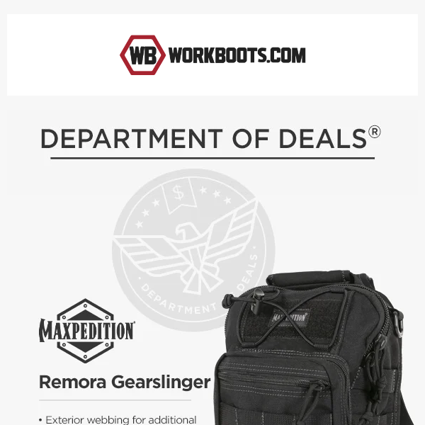 DOD: SCORE! $49.99 Maxpedition Sling Bag