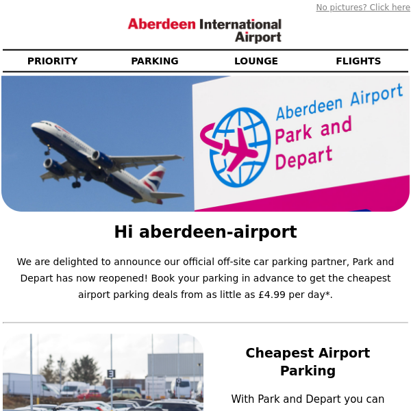 Park and Depart is now open Aberdeen Airport! 🚘✈️