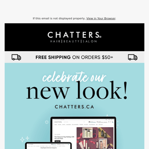 We Got a Makeover at Chatters.ca ✨