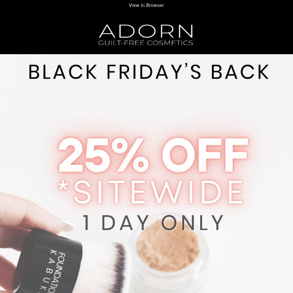 📢 Extended 1 More Day! Black Friday 25% Off.