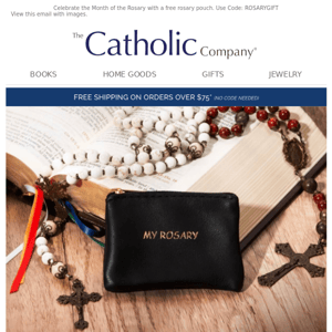 Ends Tonight! Get Your Free Rosary Pouch