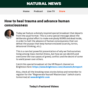 How to heal trauma and advance human consciousness