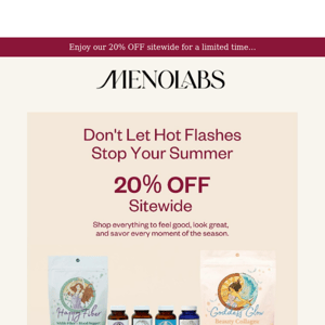 Stock Up For Summer—20% OFF