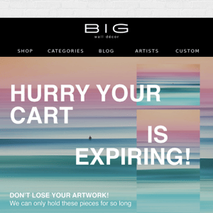 Your Cart Is About To Expire!