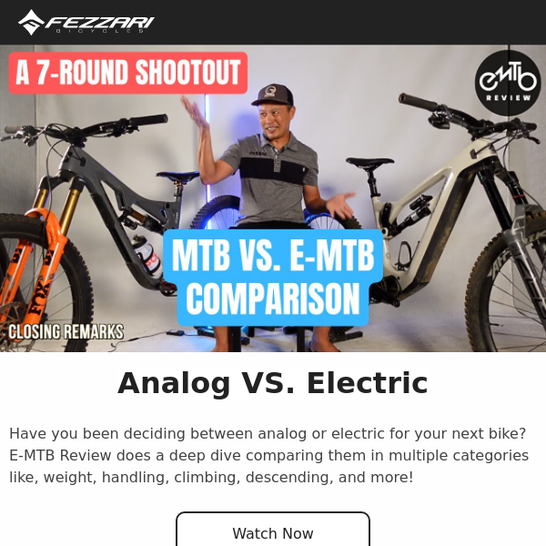 E-Bike or Analog Bike?