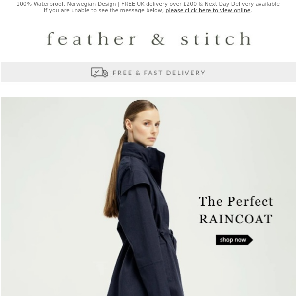 The Perfect Raincoat!