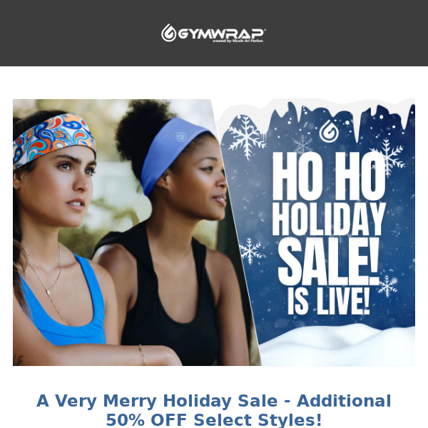 Our HO HO Holiday Sale Is LIVE ! 🎅