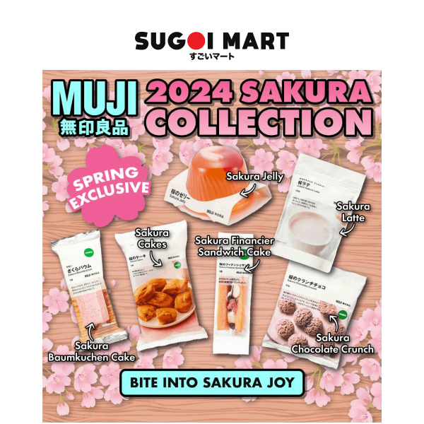 Muji Sakura Snacks 🌸